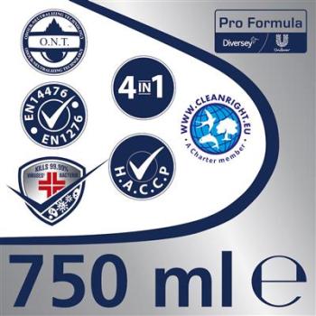Domestos ProFormula Professional Sani 4in1 Sanitärreiniger 0.75L