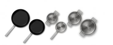 Bosch Kochgeschirr-Set Edelstahl HEZ9SE060