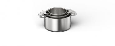 Bosch Kochgeschirr-Set Edelstahl HEZ9SE060