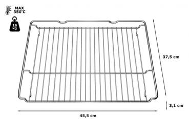 Siemens Grillrost Edelstahl HZ634000