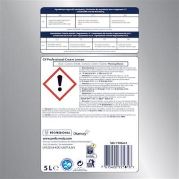 Cif ProFormula Professional Crème Lemon 5L