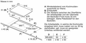 Bosch Kochfeld PXV975DV1E