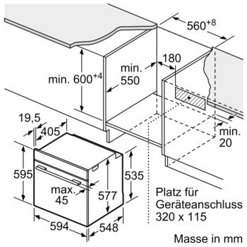 Bosch Kombi-Steamer HSG656XS1