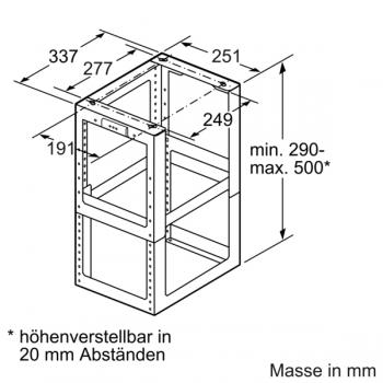 Bosch Montageturmverlängerung DHZ1251
