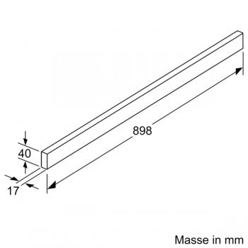 Siemens Griffleiste Edelstahl LZ49551