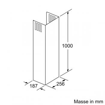 Siemens Kaminverlängerung 1000 mm LZ10AXK50