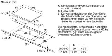 Bosch Kochfeld PXE845FC1E