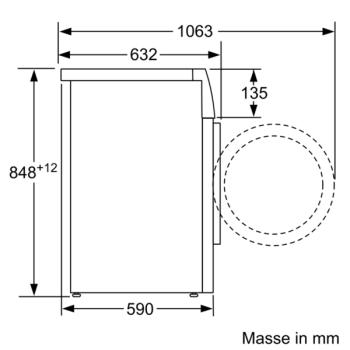 Bosch Waschmaschine links WAXH2L41CH