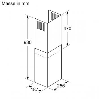Bosch Kamin schwarz DWZ1AX6E1