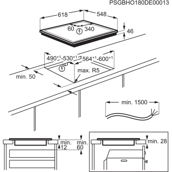 Electrolux Kochfeld GK58TSIPL