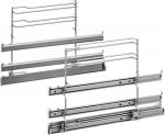 Siemens Teleskopauszug 2-fach + Clip-Auszug Edelstahl HZ538S00